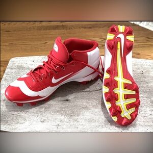 Nike Huarache Fastflex HT Mens 11.5 Mid Top Baseball Football Lacrosse Cleats